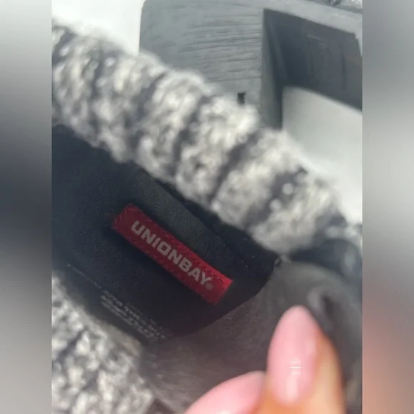 Unionbay Women's Dark Gray & Heather 7.5 Lugg Sole Boots Moto Lace Ankle Booties - Picture 6 of 11